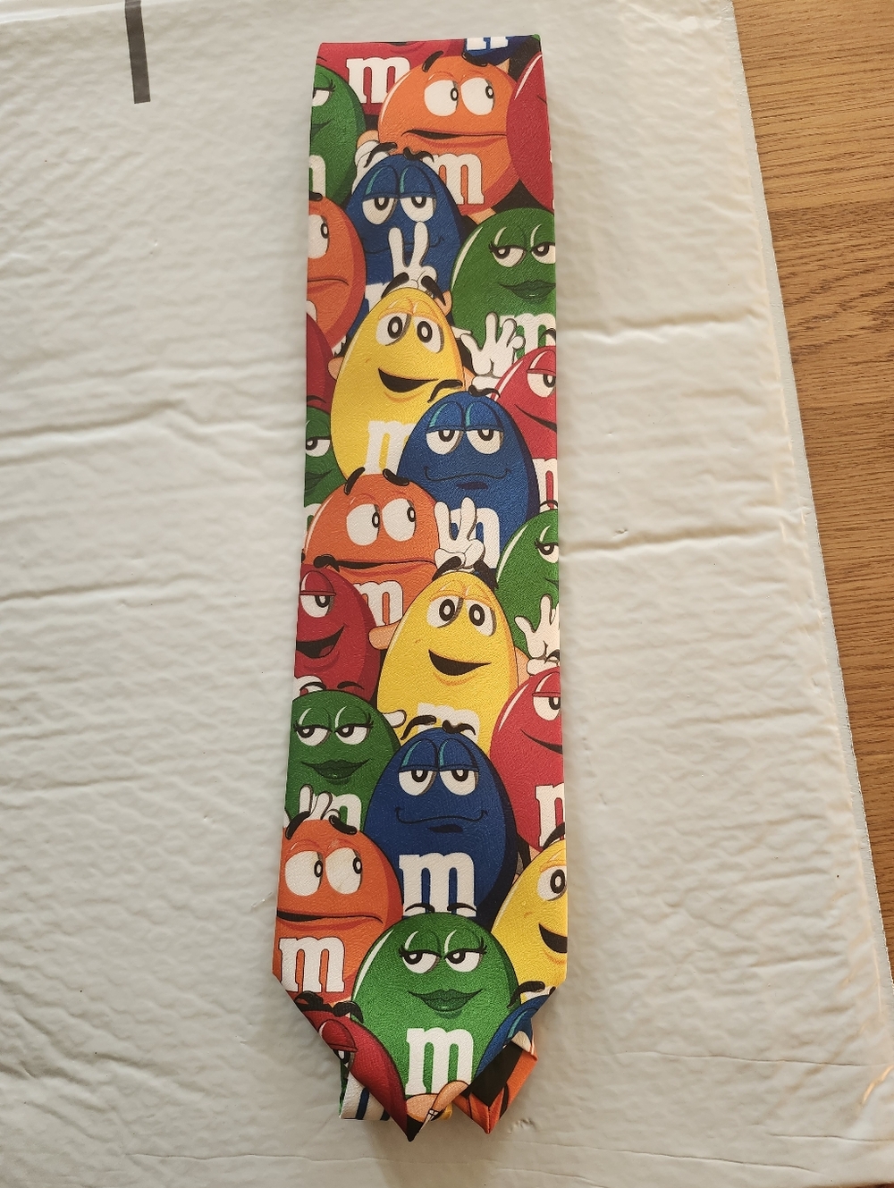 M&M'S Men's Tie in Yellow, Blue, Red, Green, Orange